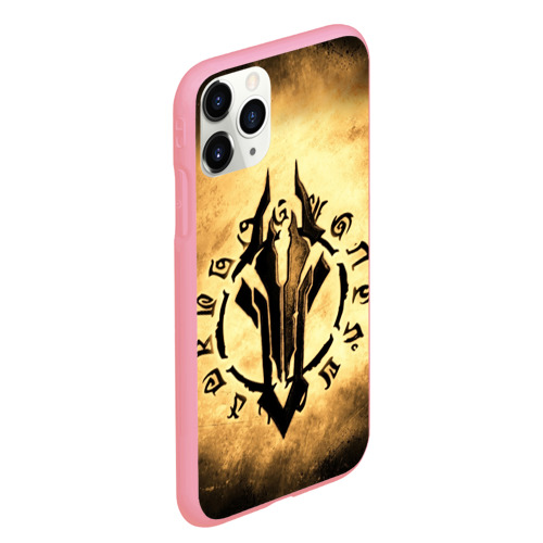 Чехол для iPhone 11 Pro Max матовый Darksiders logo, цвет баблгам - фото 3