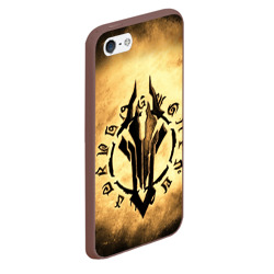 Чехол для iPhone 5/5S матовый Darksiders logo - фото 2