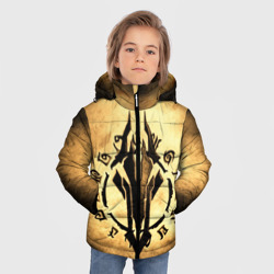 Зимняя куртка для мальчиков 3D Darksiders logo - фото 2