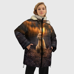 Женская зимняя куртка Oversize Солнечный зайчик - фото 2