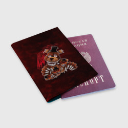 Обложка для паспорта матовая кожа Five Nights at Freddy’s - фото 2