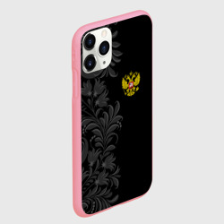 Чехол для iPhone 11 Pro Max матовый Герб России и Орнамент - фото 2