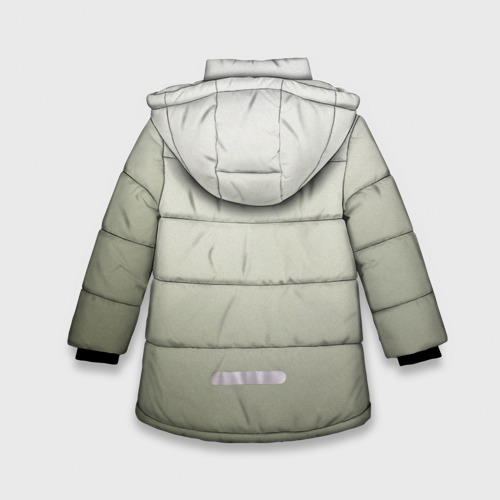 Зимняя куртка для девочек 3D Настоящий Детектив Символ, цвет черный - фото 2