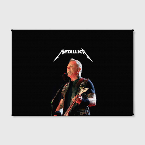 Холст прямоугольный Metallica, цвет 3D печать - фото 2