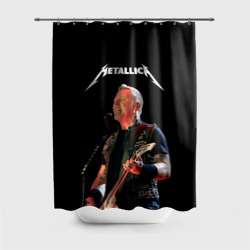 Штора 3D для ванной Metallica