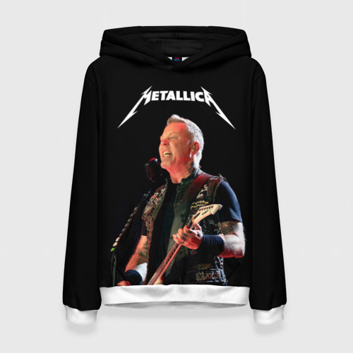 Женская толстовка 3D Metallica, цвет 3D печать