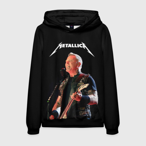 Мужская толстовка 3D Metallica, цвет черный