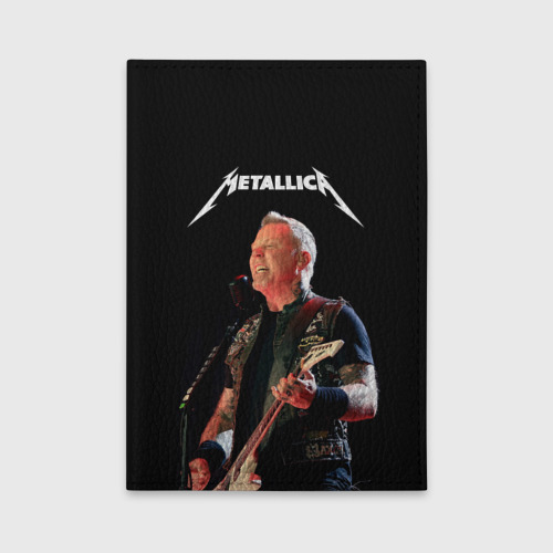 Обложка для автодокументов Metallica, цвет бирюзовый