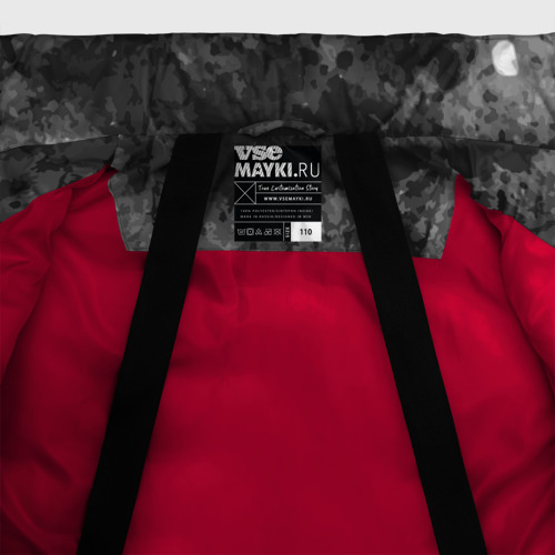 Зимняя куртка для девочек 3D Ганнибал, цвет красный - фото 7