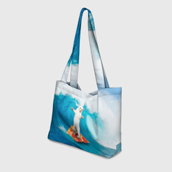 Пляжная сумка 3D Кот Серфер - фото 2