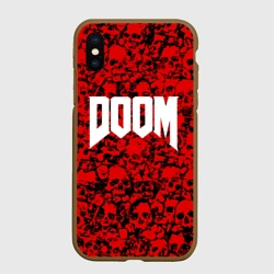 Чехол для iPhone XS Max матовый Doom