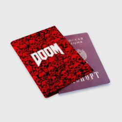 Обложка для паспорта матовая кожа Doom - фото 2