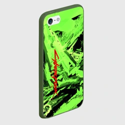 Чехол для iPhone 5/5S матовый Cyberpunk 2077 - фото 2