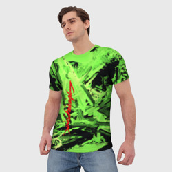Мужская футболка 3D Cyberpunk 2077 - фото 2