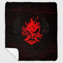 Плед с рукавами Cyber Oni 2077 demon