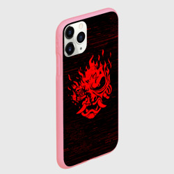Чехол для iPhone 11 Pro Max матовый Cyber Oni 2077 demon - фото 2