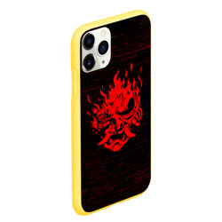 Чехол для iPhone 11 Pro Max матовый Cyber Oni 2077 demon - фото 2