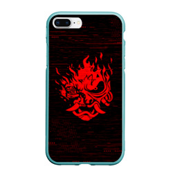 Чехол для iPhone 7Plus/8 Plus матовый Cyber Oni 2077 demon