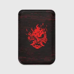 Картхолдер Magsafe магнитный Cyber Oni 2077 demon