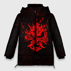 Женская зимняя куртка Oversize Cyber Oni 2077 demon