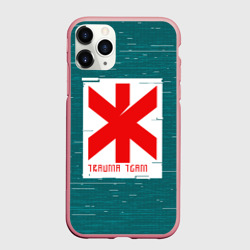 Чехол для iPhone 11 Pro Max матовый Trauma team Cyberpunk 2077