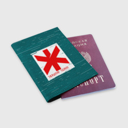 Обложка для паспорта матовая кожа Trauma team Cyberpunk 2077 - фото 2