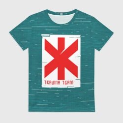 Женская футболка 3D Trauma team Cyberpunk 2077