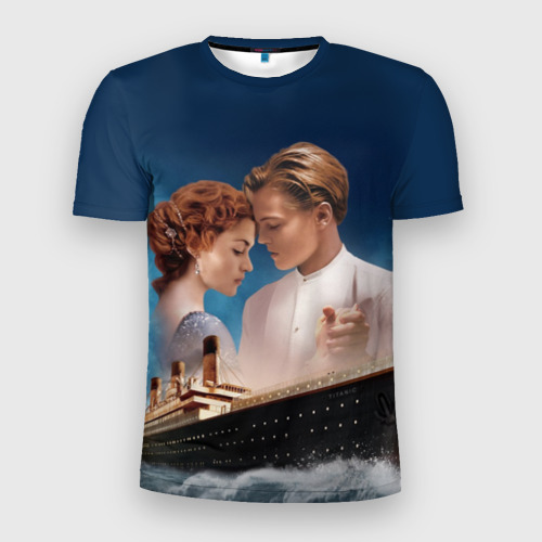 Мужская футболка 3D Slim Титаник