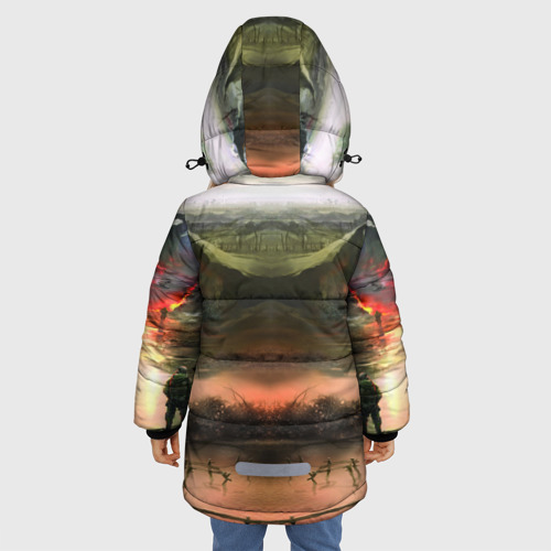 Зимняя куртка для девочек 3D Stalker, цвет красный - фото 4