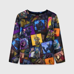 Детский лонгслив 3D Fortnite Фортнайт