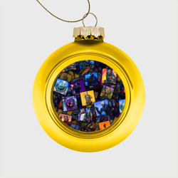 Ёлочный шар стеклянный/пластиковый Fortnite Фортнайт