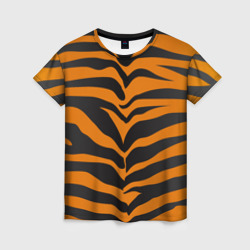 Женская футболка 3D Тигр