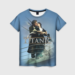 Женская футболка 3D Титаник постер