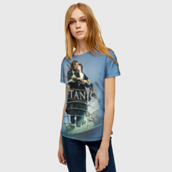 Женская футболка 3D Титаник постер - фото 2