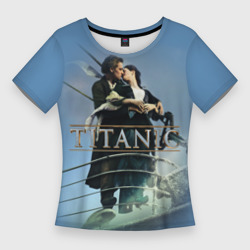 Женская футболка 3D Slim Титаник постер