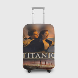 Чехол для чемодана 3D Титаник Джек и Роза