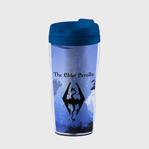 Термокружка-непроливайка The Elder Scrolls, цвет синий