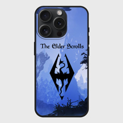 Чехол силиконовый для Apple iPhone 15 Pro матовый The Elder Scrolls