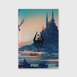 Обложка для паспорта матовая кожа The Elder Scrolls