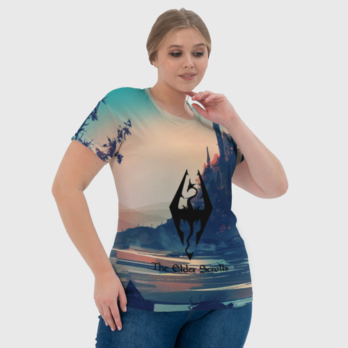 Женская футболка 3D с принтом The Elder Scrolls, фото #4