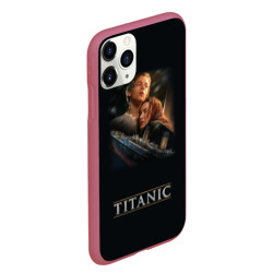 Чехол для iPhone 11 Pro Max матовый Титаник Джек и Роза - фото 2