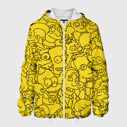 Мужская куртка 3D Симпсоны, цвет 3D печать