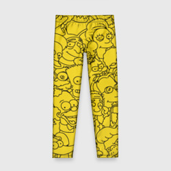 Детские леггинсы 3D Симпсоны