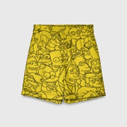 Детские спортивные шорты 3D Симпсоны