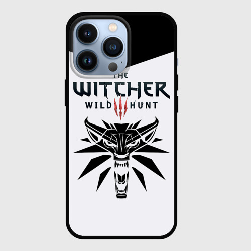 Чехол для iPhone 13 Pro с принтом The Witcher 3: wild hunt, вид спереди #2