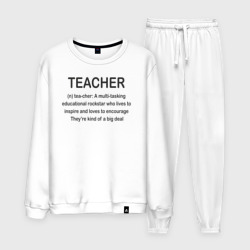 Мужской костюм хлопок Teacher