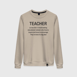 Женский свитшот хлопок Teacher