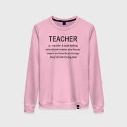 Женский свитшот хлопок Teacher