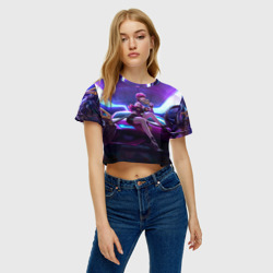 Женская футболка Crop-top 3D Evelynn - фото 2