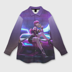 Мужская рубашка oversize 3D Evelynn